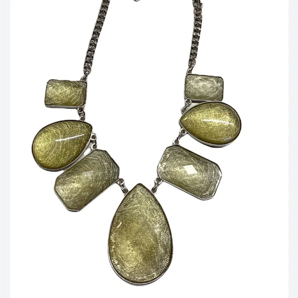 Geometric Statement Necklace - Picture 1 of 2